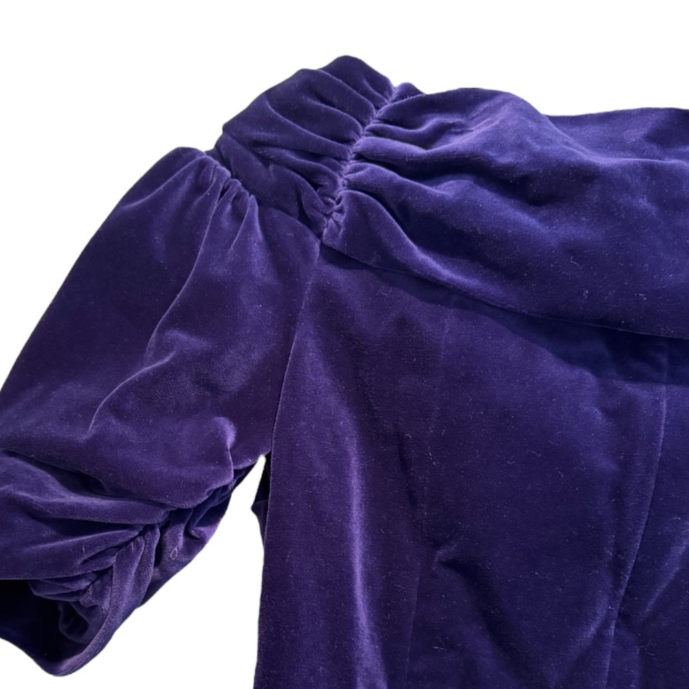 Vintage Watters Velvet Off The Shoulder - Picture 11 of 13